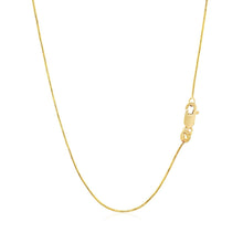 Load image into Gallery viewer, 14k Yellow Gold Round Snake Chain 0.7mm
