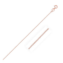 Load image into Gallery viewer, 14k Rose Gold Classic Box Chain 0.6mm
