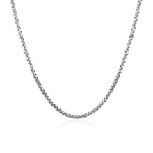 Load image into Gallery viewer, 14k White Gold Classic Box Chain 1.4mm
