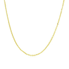 Load image into Gallery viewer, 14k Yellow Gold Adjustable Cable Chain 0.9mm
