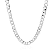 Load image into Gallery viewer, 5.7mm 14k White Gold Solid Curb Chain
