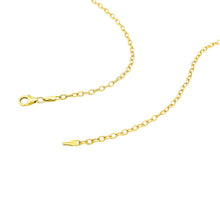 Load image into Gallery viewer, 2.5mm 14k Yellow Gold Pendant Chain with Textured Links
