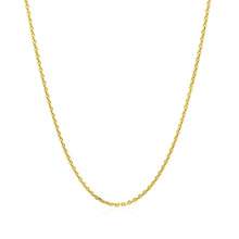Load image into Gallery viewer, 14k Yellow Gold Diamond Cut Cable Link Chain 1.4mm
