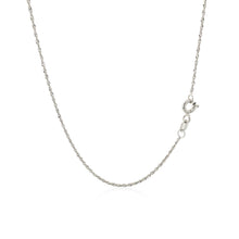 Load image into Gallery viewer, 10k White Gold Singapore Chain 1.0mm

