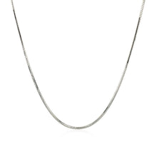 Load image into Gallery viewer, Sterling Silver Rhodium Plated Octagonal Snake Chain 1.1mm
