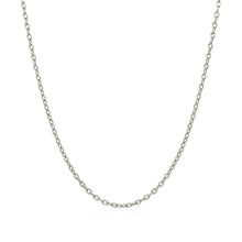 Load image into Gallery viewer, 14k White Gold Round Cable Link Chain 1.5mm
