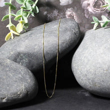 Load image into Gallery viewer, 14k Yellow Gold Classic Box Chain 0.45mm
