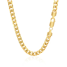 Load image into Gallery viewer, 5.8mm 14k Yellow Gold Solid Miami Cuban Chain
