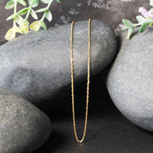 Load image into Gallery viewer, 14k Yellow Gold Singapore Chain 1.0mm
