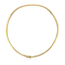 Load image into Gallery viewer, 14k Yellow Gold Classic Omega Style Chain (6 mm)

