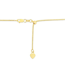 Load image into Gallery viewer, 14k Yellow Gold Adjustable Popcorn Chain 1.3mm
