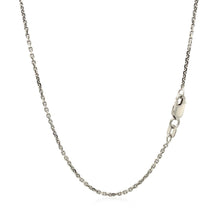 Load image into Gallery viewer, Sterling Silver Rhodium Plated Cable Chain 1.4mm
