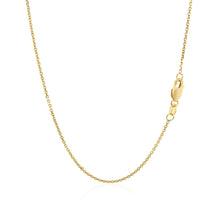 Load image into Gallery viewer, 10k Yellow Gold Cable Chain 1.1mm
