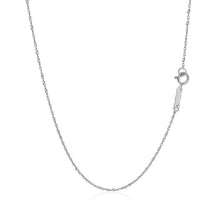 Load image into Gallery viewer, 14k White Gold Singapore Chain 0.8mm
