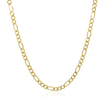 Load image into Gallery viewer, 3.0mm 10k Yellow Gold Solid Figaro Chain
