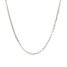 Load image into Gallery viewer, Sterling Silver Rhodium Plated Cable Chain 1.5mm
