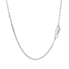 Load image into Gallery viewer, Sterling Silver Rhodium Plated Cable Chain 1.5mm
