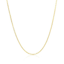 Load image into Gallery viewer, 14k Yellow Gold Diamond Cut Cable Link Chain 1.1mm
