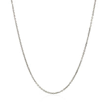 Load image into Gallery viewer, 18k White Gold Cable Chain 1.1mm
