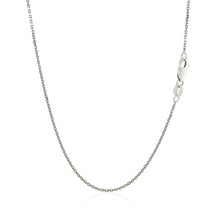 Load image into Gallery viewer, 18k White Gold Cable Chain 1.1mm
