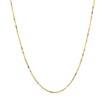 Load image into Gallery viewer, 14k Yellow Gold Classic Box Chain 0.7mm
