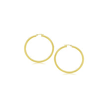 Load image into Gallery viewer, 14k Yellow Gold Polished Hoop Earrings (15 mm)
