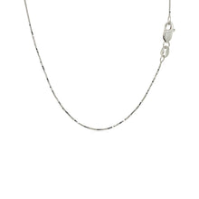 Load image into Gallery viewer, 18k White Gold Box Chain 0.6mm
