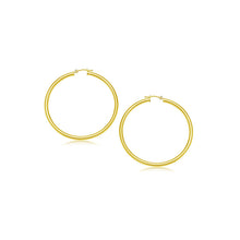 Load image into Gallery viewer, 14k Yellow Gold Polished Hoop Earrings (2- mm)

