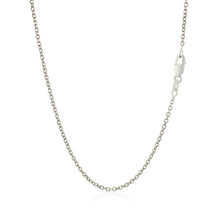 Load image into Gallery viewer, 14k White Gold Diamond Cut Cable Link Chain 1.5mm
