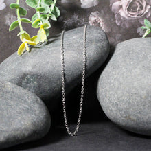 Load image into Gallery viewer, 14k White Gold Diamond Cut Cable Link Chain 1.5mm
