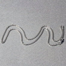 Load image into Gallery viewer, 14k White Gold Diamond Cut Cable Link Chain 1.5mm
