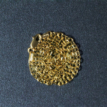 Load image into Gallery viewer, 2.3mm 14k Yellow Gold Diamond Cut Cable Link Chain
