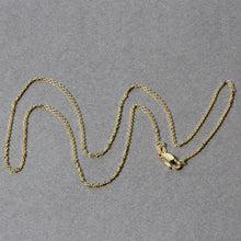 Load image into Gallery viewer, 10k Yellow Gold Diamond Cut Cable Link Chain (1.10 mm)
