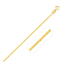 Load image into Gallery viewer, 14k Yellow Gold Mariner Link Chain 1.2mm
