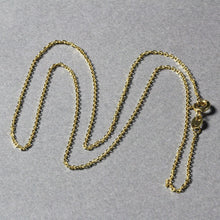 Load image into Gallery viewer, 14k Yellow Gold Diamond Cut Cable Link Chain 1.1mm
