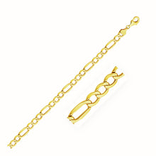 Load image into Gallery viewer, 5.4mm 10k Yellow Gold Lite Figaro Chain

