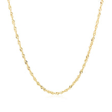 Load image into Gallery viewer, 14k Yellow Gold Singapore Chain 1.5mm

