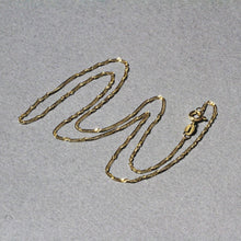 Load image into Gallery viewer, 14k Yellow Gold Singapore Chain 1.5mm
