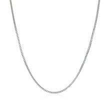 Load image into Gallery viewer, 14k White Gold Franco Chain 0.9mm
