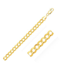 Load image into Gallery viewer, 14k Yellow Gold Solid Curb Chain 10.0mm
