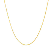 Load image into Gallery viewer, 10k Yellow Gold Classic Box Chain 0.8mm
