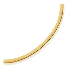 Load image into Gallery viewer, 6.0mm 14k Two Tone Gold Reversible Omega Necklace
