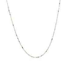 Load image into Gallery viewer, 14k White Gold Diamond-Cut Bead Chain 1.0mm

