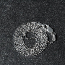 Load image into Gallery viewer, 14k White Gold Diamond-Cut Bead Chain 1.0mm

