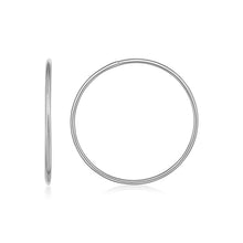 Load image into Gallery viewer, Endless Hoop Style Earrings in 14k White Gold
