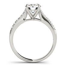 Load image into Gallery viewer, 14k White Gold Round Cut Diamond Engagement Ring  (1 5/8 cttw)
