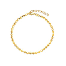 Load image into Gallery viewer, 14k Yellow Gold Spaced Bead Bracelet  (3.00 mm)
