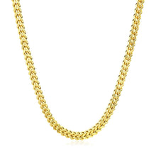 Load image into Gallery viewer, 3.2mm 14k Yellow Gold Square Franco Chain
