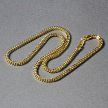 Load image into Gallery viewer, 3.2mm 14k Yellow Gold Square Franco Chain
