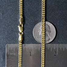 Load image into Gallery viewer, 3.2mm 14k Yellow Gold Square Franco Chain

